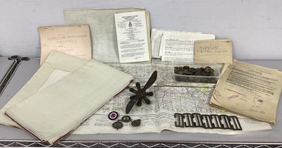 Lot 415 - British Army buttons and belt sliders, War...