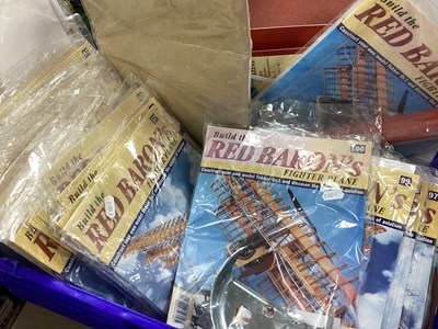 Lot 383 - One Hundred Issues of Hachette Build The Red...