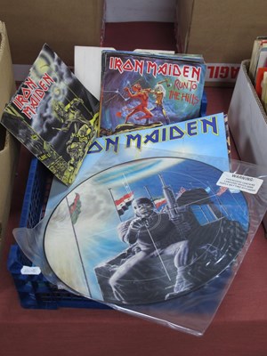 Lot 565 - Iron Maiden Interest, L.P's are, Seventh Son...