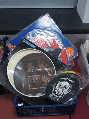 Lot 589 - Heavy Metal Picture Discs, L.P, Scorpions -...