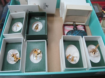 Lot 1329 - SIx Swarovski Crystal Memories, including...