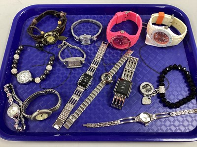 Lot 15 - Modern Ladies Wristwatches :- One Tray