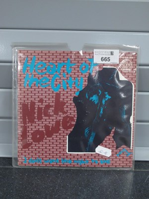 Lot 665 - Nick Lowe- Heart of The City, (Stiff...