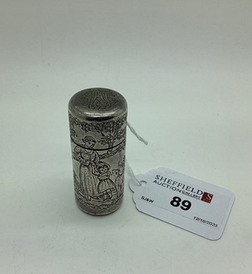 Lot 89 - A Victorian Hallmarked Silver Scent Bottle, SM,...