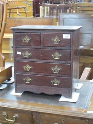 Lot 1638 - A Victorian Miniature Apprentice Style Chest...