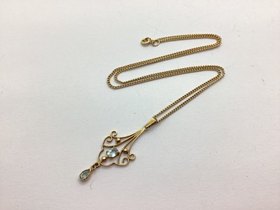 Lot 225 - A Modern 9ct Gold Edwardian Style Openwork...