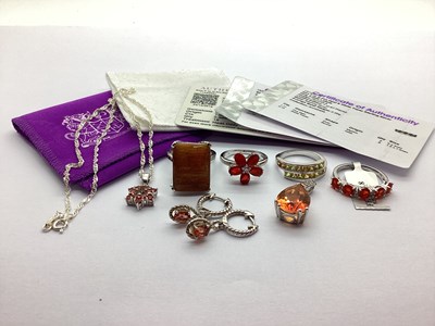 Lot 237 - A Collection of Modern "925" TGGC Jewellery,...