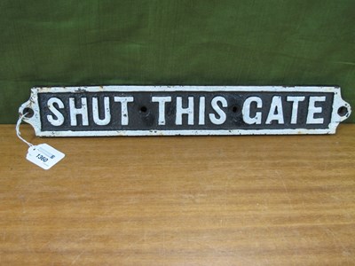 Lot 1360 - An Original Circa 1940's Cast Iron Level...