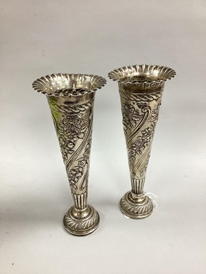 Lot 152 - A Matched Pair of Late Victorian Hallmarked...