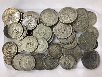 Lot 497 - GB Pre 1947 And XIX Century Silver Coins,...