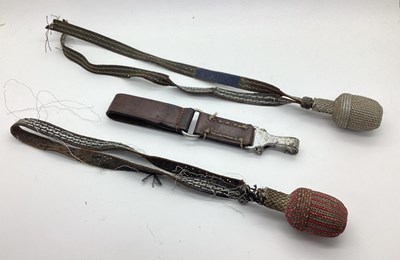 Lot 388 - WWII Third Reich German Dagger/Sword Knots and...
