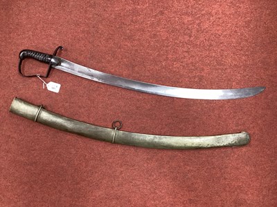Lot 321 - Light Cavalry Type Sabre and Scabbard, with...