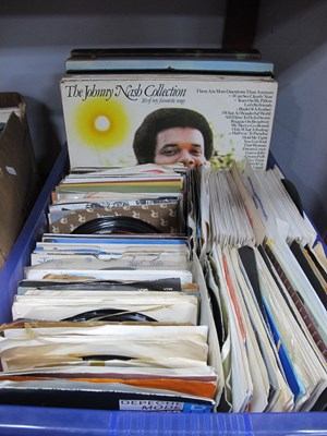 Lot 1055 - A Quantity of 7" Singles and Selction of LP's,...