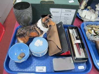 Lot 1343 - Parker Pens, Ray Ban sunglasses, Royal Doulton...