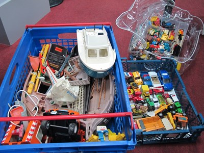 Lot 1397 - Toys - Playmobil truck and figures, model...