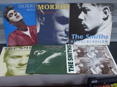 Lot 618 - The Smiths and Morrissey L.Ps, six to include,...