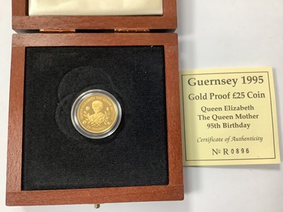 Lot 574 - 1995 Royal Mint Guernsey Gold Proof £25, The...