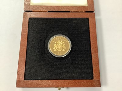 Lot 573 - 1995 Barbados Gold $10, 'The Queen Mother...