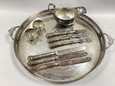 Lot 137 - A Hallmarked Silver Sauce Boat, with gadrooned...