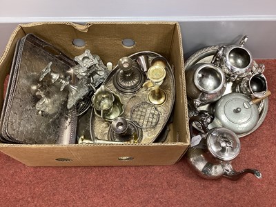 Lot 106 - A Mixed Lot of Assorted Plated Ware, including...