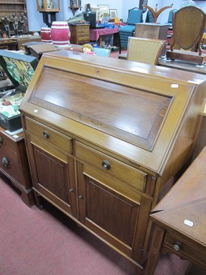 Lot 1603 - 1920s Mahogany Bureau, with fall front...