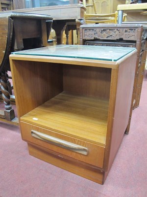 Lot 1608 - G Plan 1970s Teak Bedside Cupboard, with...