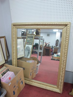 Lot 1537 - Painted Pine Framed Rectangular Wall Mirror,...