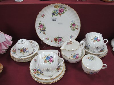 Lot 1178 - Royal Worcester 'Roanoke' China Tea Ware, of...