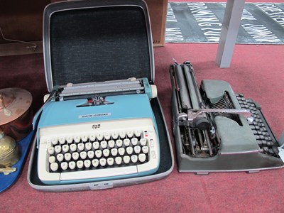 Lot 1486 - Olympia Typewriter, Smith Corona typewriter.