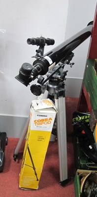Lot 1051 - Zennox 900 x 60 Telescope, on tripod with...