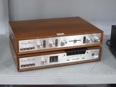 Lot 417 - Linsley Hood 75 Vintage Amplifier and Linsley...