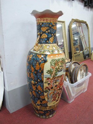 Lot 1543 - Large Chinese Floor Standing Vase, decorated...