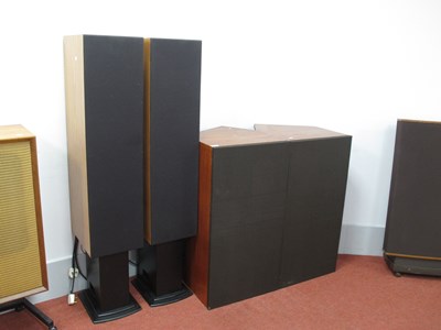 Lot 404 - Two Pairs Very Large Speakers, with no...