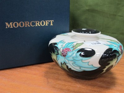 Lot 1238 - A Moorcroft Pottery 'Sea Holly' Pattern Vase,...