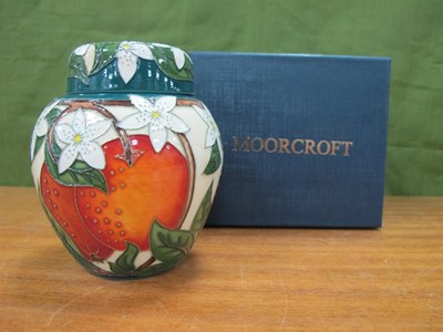 Lot 1302 - A Moorcroft Pottery 'Alpine Meadow' Pattern...