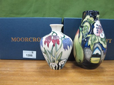 Lot 1288 - A Moorcroft Pottery Ovoid Vase, painted with a...