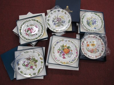 Lot 1208 - Twelve Royal Worcester Royal Horticultural...