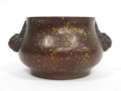 Lot 1185 - A Chinese Late XIX Century Bronze Censer, with...