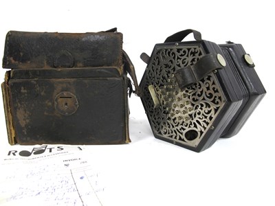 Lot 1336 - A Late XIX Century Concertina, possibly by...