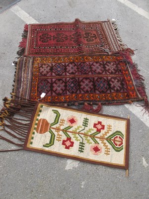 Lot 1560 - Two Carpet Bags, approximately 105 x 56cm....