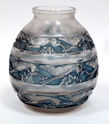Lot 1038 - A Rene Lalique 'Soudan' Pattern Opaque Glass...