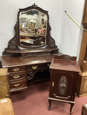 Lot 1587 - An Early XX Century Mahogany Dressing Table,...