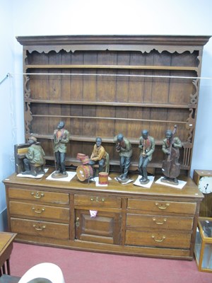 Lot 1628 - A Late XVIII/Early XIX Century Oak Dresser,...