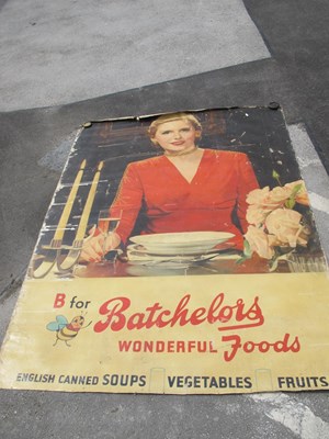 Lot 1519 - Vintage Advertising; Batchelors Poster, circa...