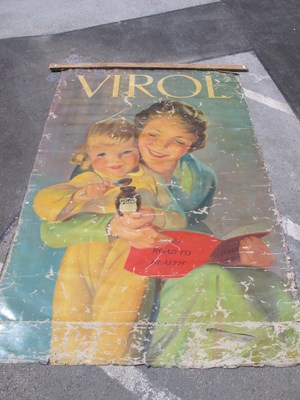 Lot 1527 - Vintage Advertising; Virol Poster, circa mid...