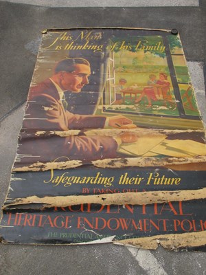 Lot 1515 - Vintage Advertising; Prudential Insurance...