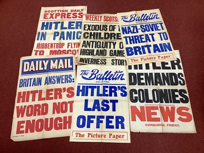 Lot 313 - Selection of Mainly WWII Phoney War Period...