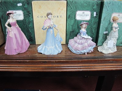 Lot 1315 - Coalport Age of Elegance Figurines 'Covent...