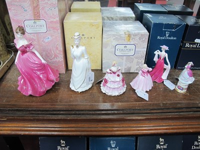 Lot 1317 - Coalport Figurines Ladies of Fashion 'Alison',...