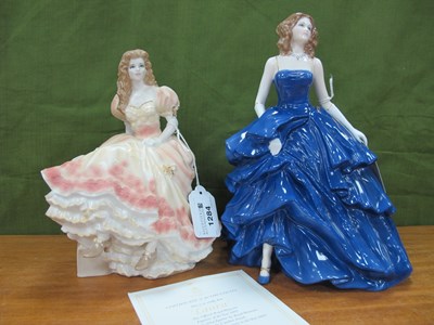 Lot 1284 - Royal Worcester Figurines Summer Romance...